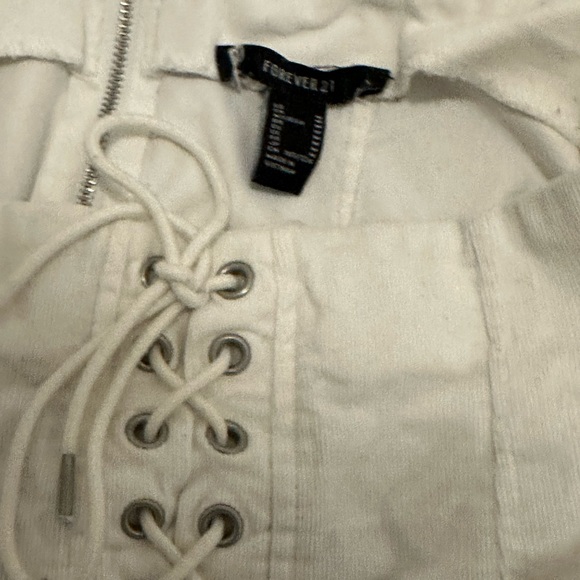 White corduroy skirt - Picture 3 of 3